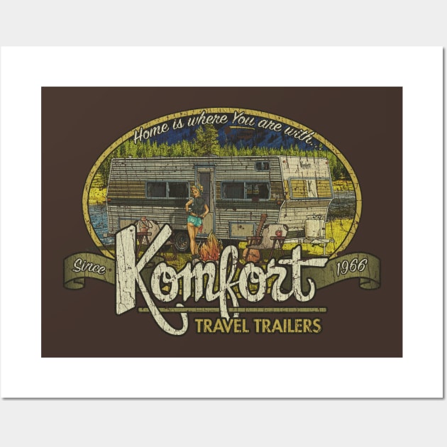 Komfort Travel Trailers 1966 Wall Art by JCD666